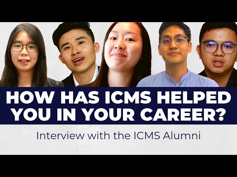 How has ICMS helped you in your career?