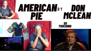 My Reaction to Don McLean - American  Pie. #mclean #americanpie #reaction #donmclean