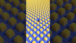 Endless Rising Cube Layers 🟦 #satisfying #3d #loop #blender #animation