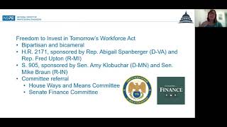 Committee Corner Episode 22 - The Freedom to Invest in Tomorrow's Workforce Act