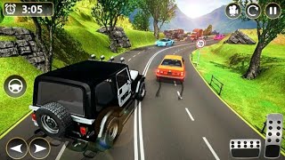 Offroad Police Jeep 4x4 Driving & Racing Simulator - Police Car Driving Game - Android Gameplay screenshot 5