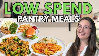 I Only Spent $40 This Week... Here's What We Ate // Stretching Groceries with Pantry Meals