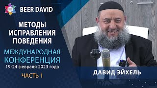 "ДАВИД (С).МЕТОДЫ ИСПРАВЛЕНИЯ ПОВЕДЕНИЯ. Давид Эйхель. Международная конференция в Центре BEER DAVID