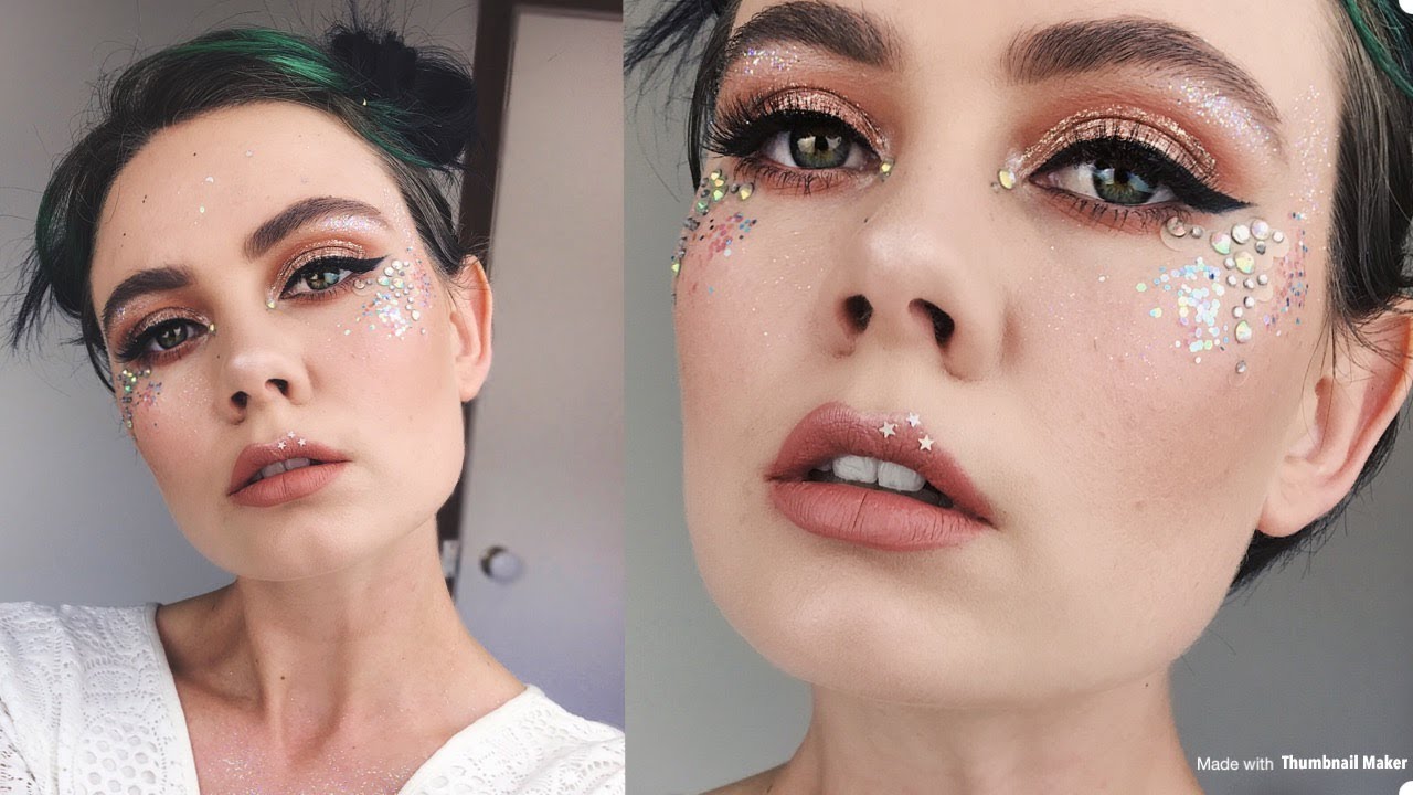 Glitter Festival Makeup Tutorial
