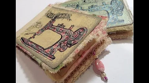Tutorial for the Vintage NeedleBook created from a...