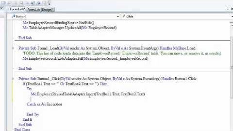 How to insert data in database using vb net