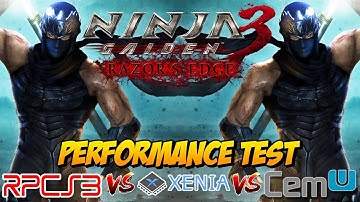 RPCS3 VS XENIA vs CEMU | NINJA GAIDEN 3 RAZOR