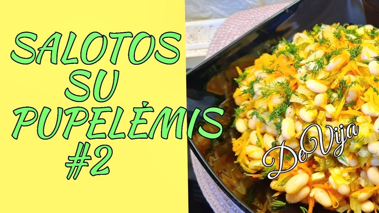 Salotos su pupelėmis- Velykoms, įvairioms šventėms ir kasdienai. Paprasta, greita skanu! @DeVija