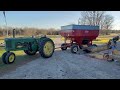 Hauling In Grain Corn with the John Deere 50