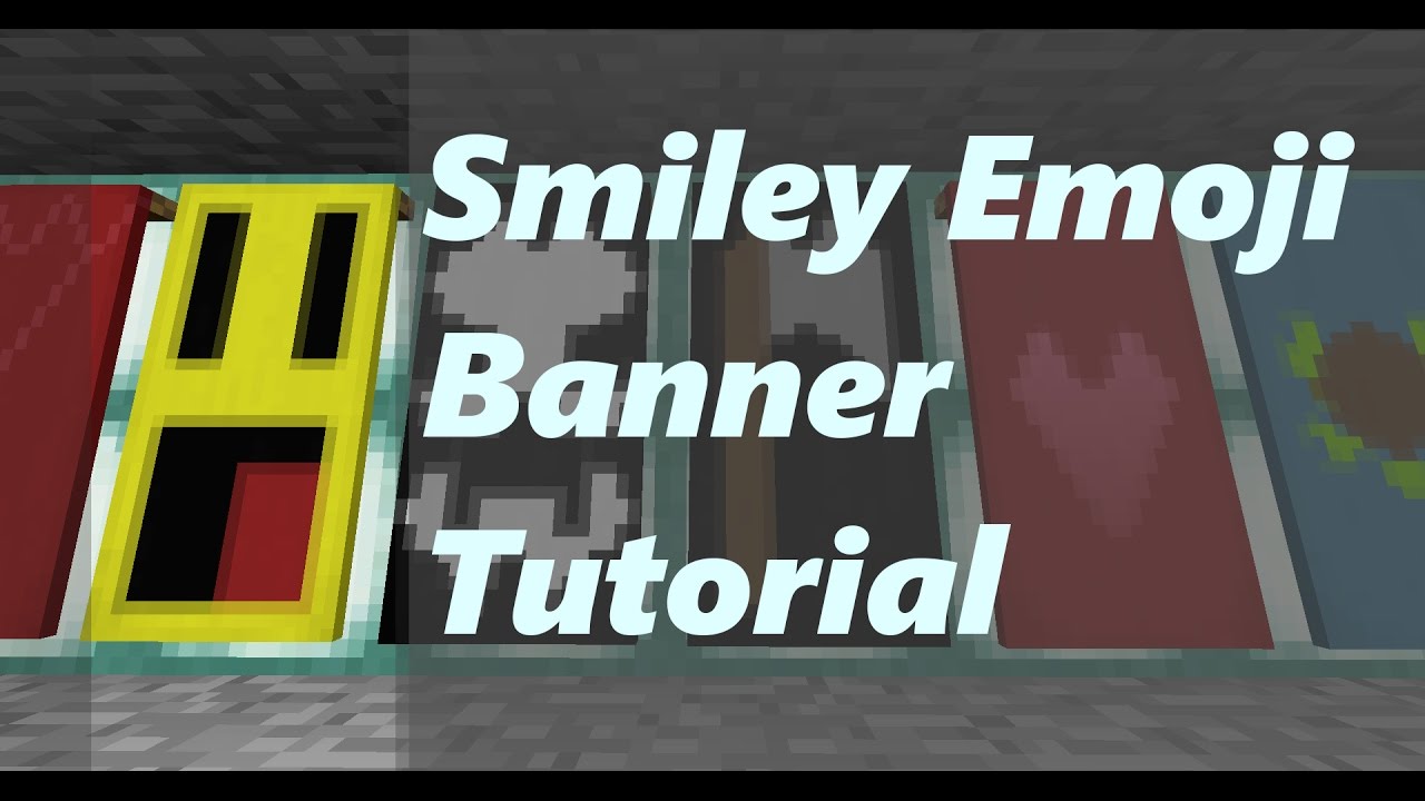 Happy Emoji Face Banner Tutorial Youtube
