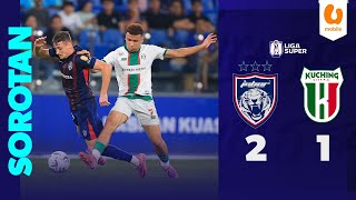 Johor Darul Ta'zim 2-1 Kuching City FC | Sorotan Liga Super 2025/26