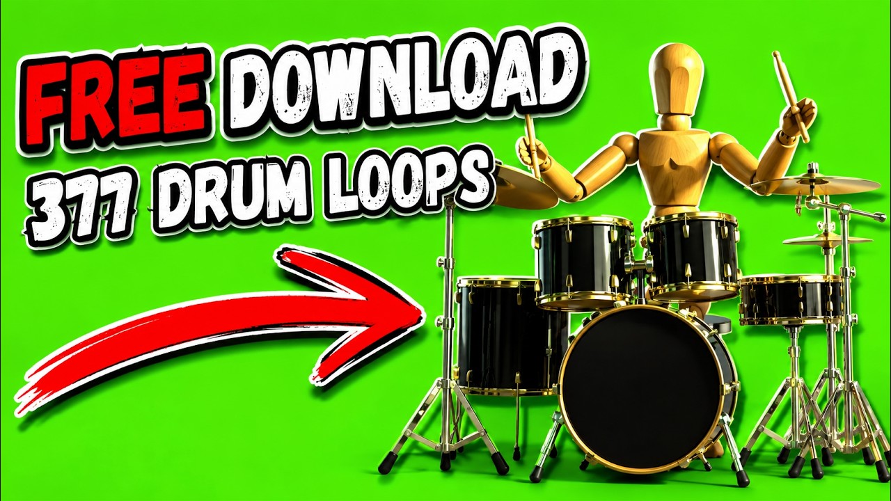 FREE SAMPLE PACK - 377 FREE Drum Loops You Need Right Now 🔥🔥🔥 - YouTube