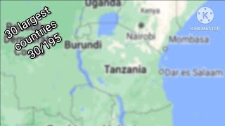 the 30 largest countries