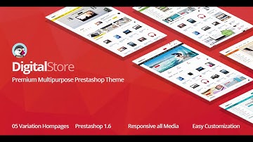Digital Responsive Prestashop 1.6, 1.7 Theme | Themeforest Website Templates and Themes