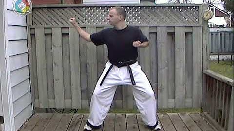 Taekwondo: Hapkido: Foundations: Back-fist front strike and outward forearm side block