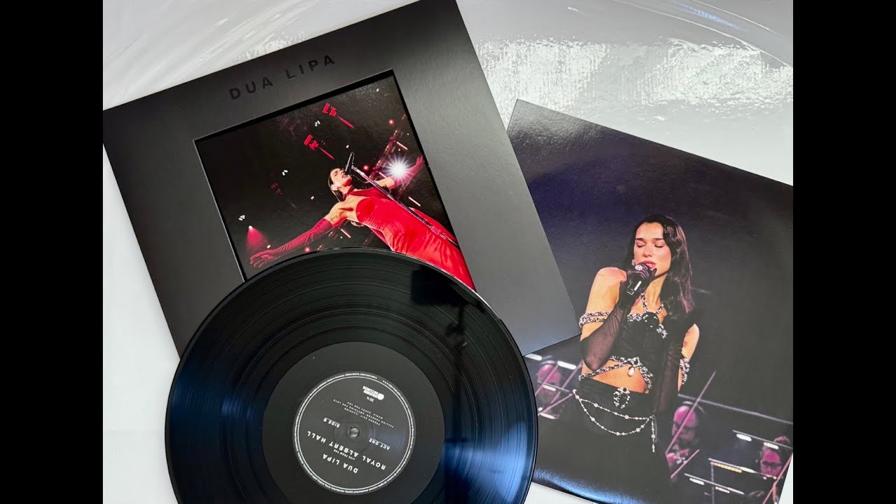 Dua Lipa Live From The Royal Albert Hall Vinyl Record Unboxing
