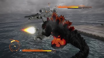 GODZILLA PS4: Burning Godzilla vs Kiryu!!!
