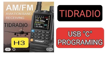 TID RADIO - H3 - USB "C" LEAD FOR PROGRAMING SOFTWARE