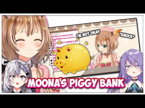Risu tell Zeta The Legendary tales of "Moona's Piggy Bank" and Coin ASMR... Oh What a nostalgia...