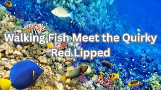 Walking Fish Meet the Quirky Red Lipped