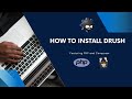 How To install and setup Drush