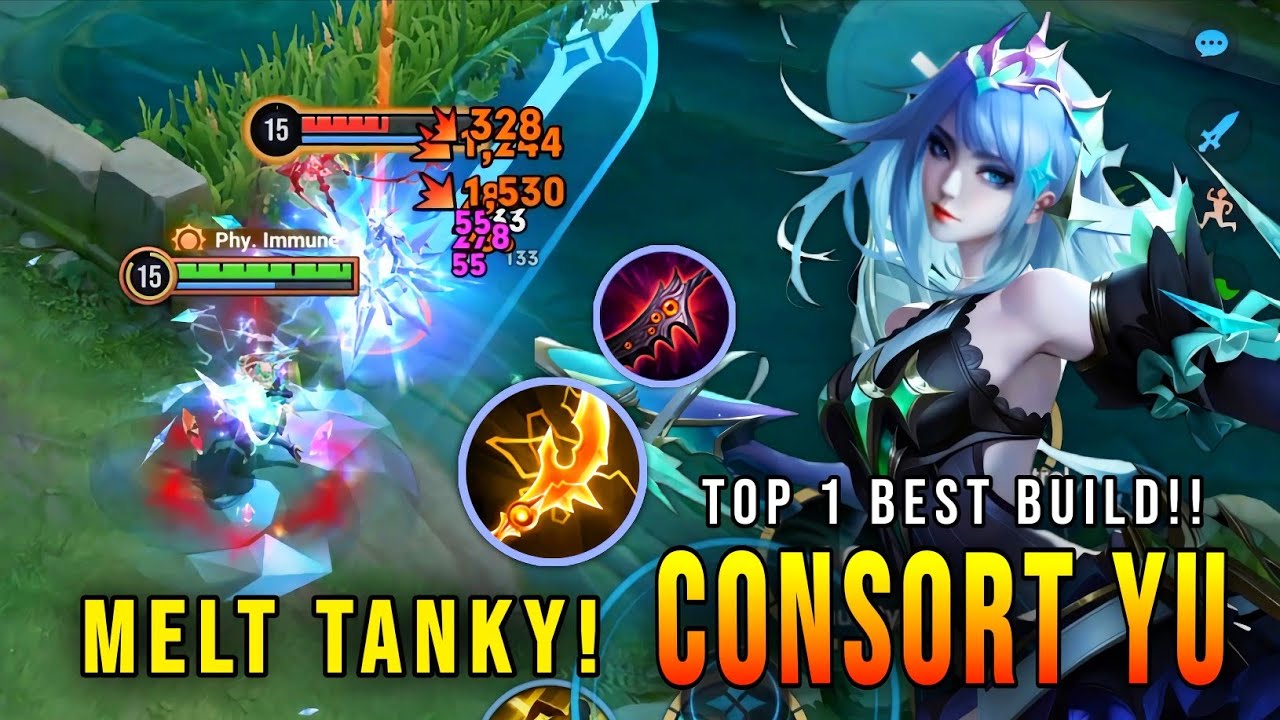 MELT TANKY!! Consort Yu Deadly Farm Lane Monster - Top 1 Best Build in Honor of Kings