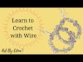 Beaded Wire Crochet Hoop Earrings Jewelry Tutorial