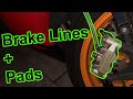 CBR1000RR - How To Change Brake Pads + Stainless Steel Brake Lines