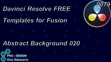 0079 Davinci Resolve FREE Templates for Fusion Abstract Background 020 DEMO