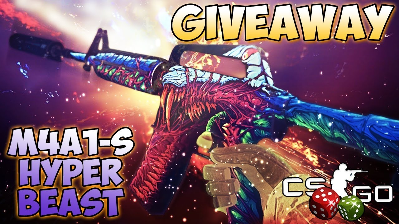 CSGO SKINS GIVEAWAY! M4A1S HYPER BEAST!! (MW) - YouTube