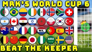 Beat the Keeper MRK's World Cup Marble Race Tournament 6 / Marble Race King