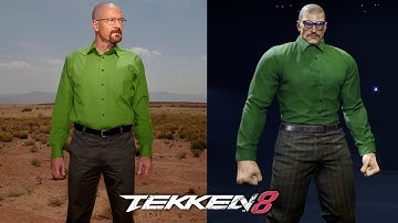 How to make Walter White in Tekken 8 Customization