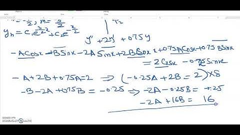 Non Homogeneous ODE Sum Rule Trigonometric and Polynomial terms