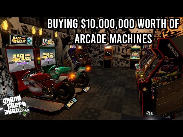 New GTA Online arcade machine with Manhunt connection unlocked by