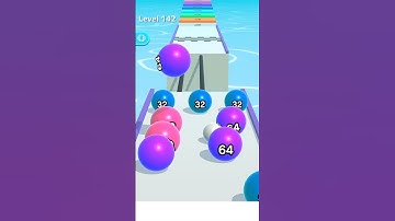 Ball Run 2048 - All levels Gameplay Android, IOS gaming