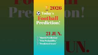 FIFA World Cup 2026 | Win Probability & Score Prediction #sports #shorts. #fifaworldcup2026