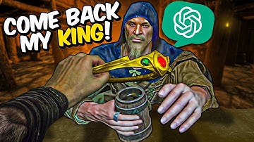 Helping AI KING Reclaim His THRONE in Skyrim