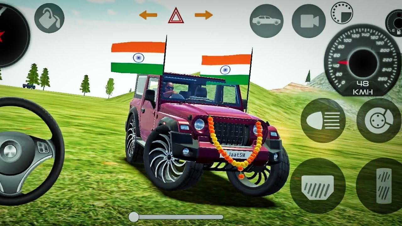 Modified Mahindra Thar😈Games:Indian Red Thar (Gadi Wala Games) Car Game Android Game - #2026