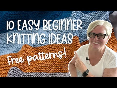 25 Free and Easy Knitting Patterns for Beginners - Sarah Maker