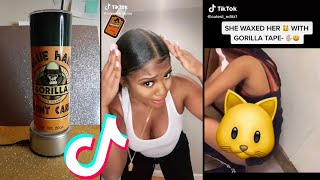 Gorilla Glue Challenge TikTok 🦍😱