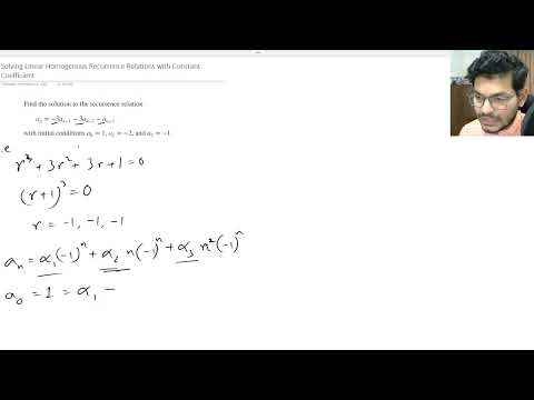 Recursion (7) | Examples-2 (Solving Recurrence Relations)