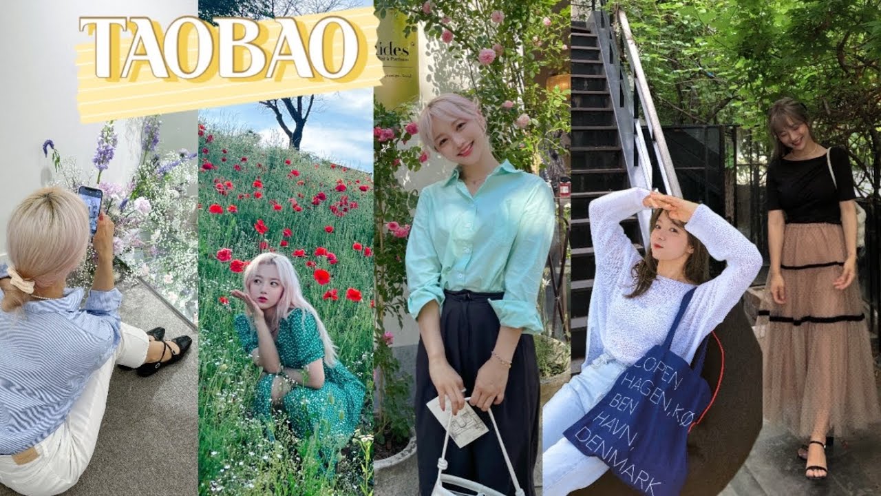 🌤여름패션 타오바오의 모든것! (중국필름, 블라우스/셔츠, 청바지, 핸드폰케이스/그립톡, 샌들, 로퍼, 머리띠)