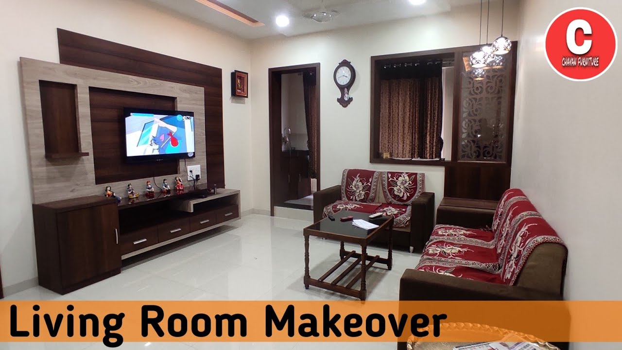 Living Room Makeover Ideas / Drowning Room Makeover on a Budget / Low ...