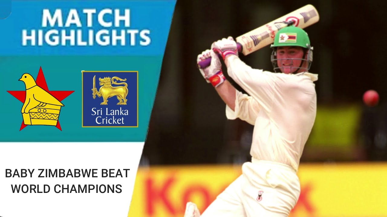 Zimbabwe Shock Sri Lanka! Rare Victory in Champions Trophy 1997 | Match Highlights
