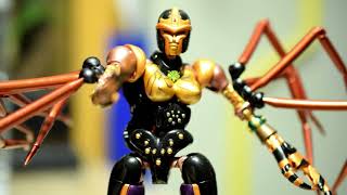 TRANSFORMERS BEAST WARS BLACKARACHNIA TERRORIZE! Stop motion test