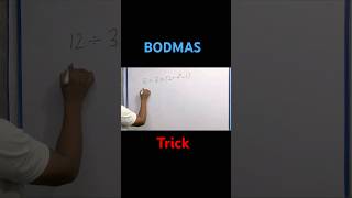 BODMAS tricky question #shorts #shortfeed #trending #maths #viral #study