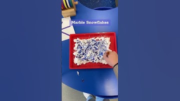 Discover the magic of marble snowflake art! In this video, I