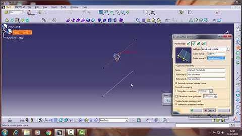 Catia V5..Surface Tutorial...... "Swept Surface By Limit And Middle " .