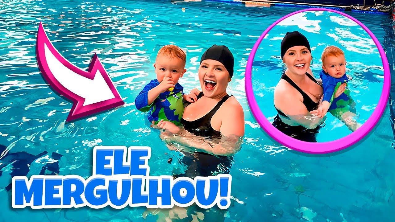 OLHA O QUE ACONTECEU NA PRIMEIRA NATAÇÃO DO TOM!! 💦