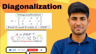 Diagonalization With Easy Steps 🥶 || Most easy method 2025